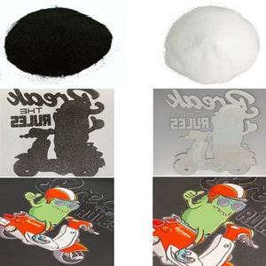 Encre blanche TPU poudre thermofusible peinture chaude polyuréthane poudre Sol chaude élasticité douce forte adhérence forte Anti-sublimation - Product Image 5