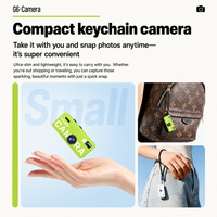 Kamera Mini Digital G6 Thumb Camera Laris Manis dengan Perekaman Video 1080P, Layar 0,96 Inci, Mikrofon Terintegrasi, dan Tipe-C