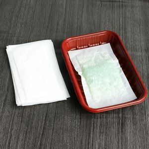Almohadillas de Papel Ecológicas de Alta Calidad para Envasado de Carne, Absorbentes de Sangre, Desechables, para Alimentos Frescos, 45ml/unidad, 160x90mm - Product Image 4