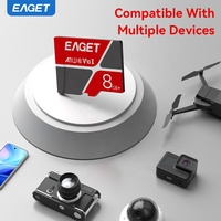 Carte mémoire EAGET TF-5 en gros OEM, carte TF, Speicherkarte 64 Go, Memoria SD, Carte Mémoire pour caméra corporelle, cartes mémoire en plastique