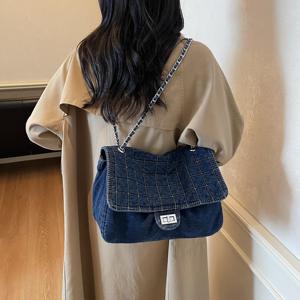 Bolso Bandolera Vaquero de Moda para Mujer, Bolso Bandolera de Gran Capacidad - Product Image 5