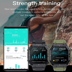 ساعة بلوتوث ذكية لمراقبة معدل ضربات القلب وضغط الدم ومراقبة الأكسجين في الهواء الطلق وتتميز بأنها الأعلى مبيعًا وبسعر زهيد - Product Image 3