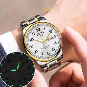 Montre pour homme ronde à mouvement à quartz lumineux, style aiguille, étanche - Product Image 3