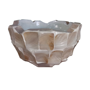 Florero hecho a mano con incrustación de concha de mar, jarrón de perlas Madre, estilo nórdico, para decoración moderna, gran oferta - Product Image 4