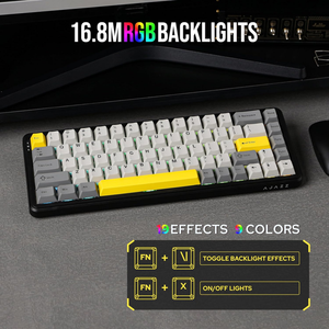 AJAZZ AK680 Maximum custom wired RGB gaming keyboard 8k polling rate hot swap magnetic switch computer mechanical keyboard - Product Image 5
