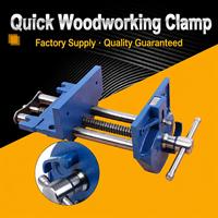 Étau de banc à serrage rapide TEBAK CNC pour le travail du bois, 7'' 9'', en fonte, adaptateur de table pour tour, fixation d'établi