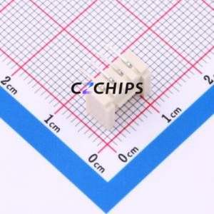 ZX-HY2.0-4PWZ-GW Wire-to-Board Pin Header Bent Lead Through Hole,P=2mm Connector 1x4P 2mm Right Angle Insert HY - Product Image 2