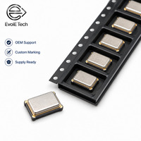 Résonateur à cristal de quartz SMD EVJA143 24 MHz 20 pF 30 ppm en céramique blindé métallique basse consommation pour modules IoT