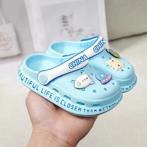 DERAN OEM Echo <span class=keywords><strong>sabots</strong></span> vente en gros nouveau Style chaussures de jardin pour enfants garçons et filles dessin animé été pantoufles haute qualité enfants - Product Image 5