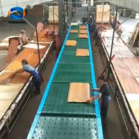 Bande transporteuse plate brillante en PVC avec petites griffes pour machine d'application d'adhésif pour le travail du bois