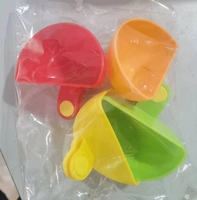 Boîte à sauce créative en plastique à clipser, double usage, pour salade et assaisonnements, avec cuillère à collation, adaptable sur bol ou assiette