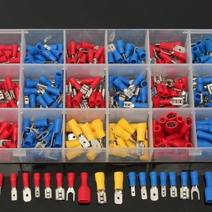 Terminales de crimpado de desconexión rápida FDDMDD, juego de 330 terminales preaislados de cobre puro para cableado eléctrico - Product Image 2