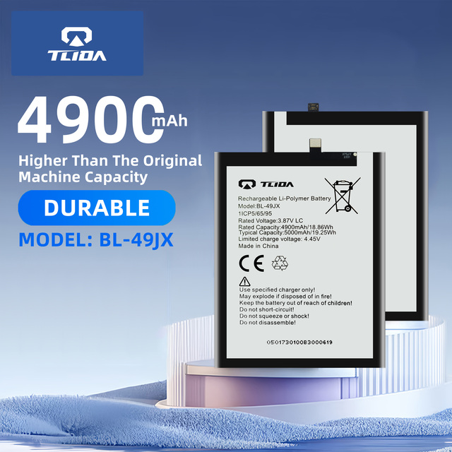 TLIDA BL-49JX 3.85V Rechargeable Batteries for Infinix Tecno Note 10 Pro Note 11 Pro Zero 5G Mobile Phone