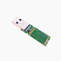 IS917 PCBA untuk NAND Flash USB3.0 U Disk TSOP48 BGA132 BGA136 BGA152 Chip USB 3.0 U Disk PCB pengontrol utama DI