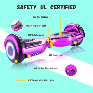 Livraison FedEx aux États-Unis Le moins cher 6.5 pouces Hoverboard UL-2272 testé 36v 200w Motor Power Wheel US Drop Shipping - Product Image 3