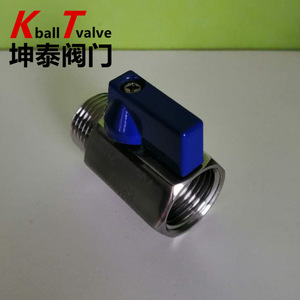 Mini Válvula de Bola de Acero Inoxidable 1/2 Pulgada 316 PN63 para Agua y Sistemas Químicos, Uso en la Industria Alimentaria - Product Image 4