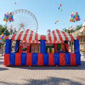 Winsun Desafío inflable comercial 4 en 1 Juegos deportivos Combo Carrera de obstáculos interactiva Material de PVC Sin plomo Ignífugo - Product Image 1