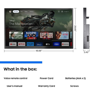 55 ''all'aperto <span class=keywords><strong>TV</strong></span> Google 4K Smart <span class=keywords><strong>TV</strong></span> 1000NIT alta brillante impermeabile Android HDR <span class=keywords><strong>TV</strong></span> con DolbyAtmos - Product Image 2