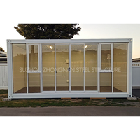 Maison conteneur modulaire préfabriquée personnalisée en usine Maison capsule préfabriquée 2 chambres et un salon