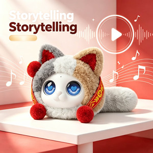 Animal en peluche interactif intelligent avec mémoire longue durée et multiples rôles, ensemble cadeau compagnon de croissance pour enfants, fournisseur ODM - Product Image 1