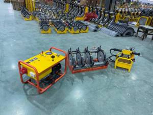 อุปกรณ์เชื่อมชนแบบไฮดรอลิก HDPE ขนาด 63-200 มม. พร้อมวงแหวน 4 วง สำหรับท่อจ่ายน้ำ - Product Image 5