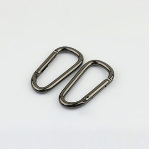 Kẽm Hợp Kim Móc Chìa Khóa Khóa Vòng Hình Dạng Mùa Xuân Snap Móc Và Hình Bầu Dục Clip Kim Loại Carabiner Và Vòng Xe Ô Tô Chìa Khóa - Product Image 2