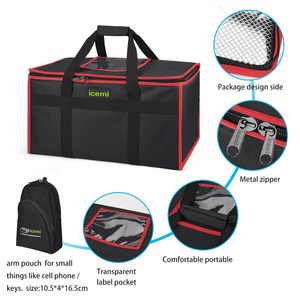 Sac de livraison de nourriture thermique le plus vendu, sac de livraison de nourriture isolé imperméable, sac de livraison de pizza de qualité supérieure - Product Image 5