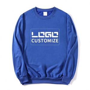 Sweatshirts pour hommes au-dessus de la taille en coton et en polyester pulls fins à col rond Sweat-shirt à manches longues pour hommes - Product Image 2