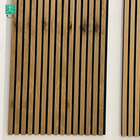 Slats TianGe Wall Mdf Pet Wooden Strip Sound-Absorbing Board Felt Slats Acoustic Panel For Wall