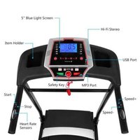 Tapis de course électrique haute puissance 2,5 hp, Machine de Sport, à usage Commercial, avec moteur DC, pour usage domestique