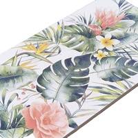 Carrelage floral moderne 400x800mm mat antidérapant pour sol intérieur, garantie 1 an