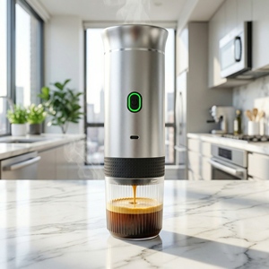 Cafetera Automática Portátil a Batería con Sistema de Cápsulas de Acero Inoxidable, Capacidad de 0.5L - Product Image 6