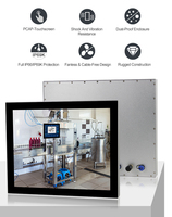 PC Industrial con Pantalla Táctil, Totalmente de Aluminio, 12, 15, 17, 19 Pulgadas, IP66, Sin Ventilador, Panel PC Industrial con Pantalla Táctil