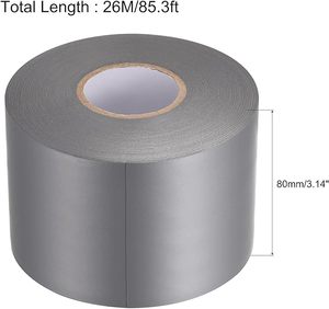 <span class=keywords><strong>Ruban</strong></span> <span class=keywords><strong>adhésif</strong></span> en PVC argenté imperméable professionnel de 48 mm x 30 m, résistant, pour la réparation, le masquage, l'étanchéité et la plomberie - Product Image 6