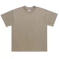 Camiseta de Estilo Pro Club de 300 g/m², 100 % Algodón, Venta al por Mayor, Cuello Ajustado, Personalizable con Logotipo, para Hombre, Talla Grande