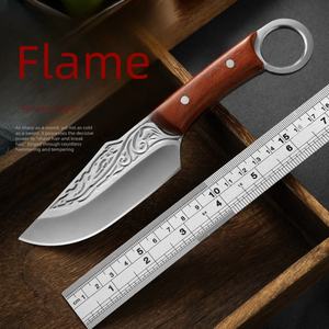 มีดทำสวนอเนกประสงค์สแตนเลส Flame HK OEM ปรับแต่งได้เอง ด้ามไม้ ปลายใบมีดแบบคลิป 8 มม. SS224 รับประกัน 1 ปี - Product Image 2