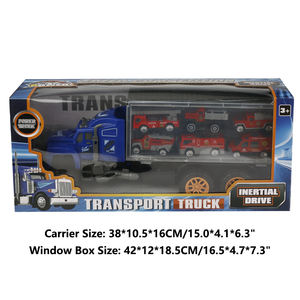 Ensemble <span class=keywords><strong>de</strong></span> jouets pour enfants personnalisable : <span class=keywords><strong>Camion</strong></span> <span class=keywords><strong>de</strong></span> <span class=keywords><strong>pompier</strong></span>, <span class=keywords><strong>camion</strong></span> <span class=keywords><strong>de</strong></span> police, véhicule <span class=keywords><strong>de</strong></span> construction, voiture en alliage, véhicule porte-voitures à rétrofriction - Product Image 4