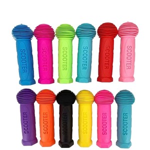 Scooter Rubber Handlebar Grips 22mm Inner Diameter Anti Slip For <b>Kids</b> Bikes And Scooters - Product Image 2