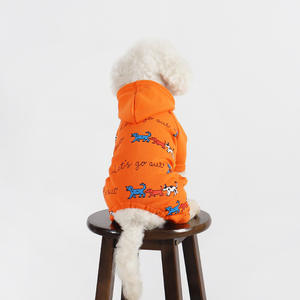 Traje Perro Niña Chihuahua Perro grande Raya Pijamas Post Cirugía A juego Pijamas de Navidad para la familia con perro Algodón Moderno - Product Image 4