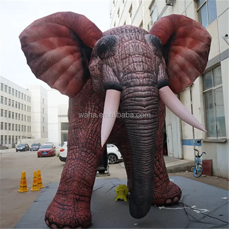 Elefante inflável gigante dos animais personalizados na propaganda infláveis