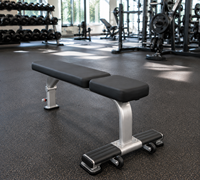 Banc de musculation plat commercial SK pour entraînement de force en salle de sport et centre de fitness