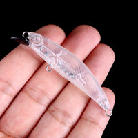 Umpan Pancing Polos Keras 7Cm, Badan Umpan Ikan Kecil Kosong