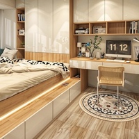 Offre Spéciale : Tatami en Bois Multifonctionnel avec Compartiment de Rangement Caché – Design Moderne pour Petites Chambres, Appartements et Studios – Optimisation de l'Espace Domestique