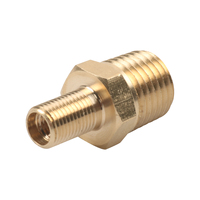 Embout de gonflage rapide en laiton à 12 dents pour pneus de voiture et camping-car, haute pression 448 PSI, à débit libre, vente en gros