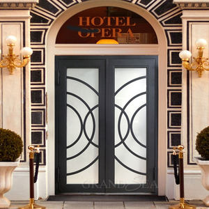 Porte d'entrée élégante en <span class=keywords><strong>fer</strong></span> <span class=keywords><strong>forgé</strong></span>, style bohème, vintage, en métal - Product Image 3