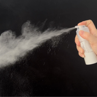 Botol Penyegar Udara Dua Ruang Berkualitas Tinggi Grosir Botol Semprot Kosmetik Plastik dengan Pompa Sayer Botol Semprot Bedak Tabur