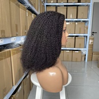 Perruques courtes bob en gros, perruques courtes en cheveux humains, cheveux brésiliens originaux, perruques sans colle, adaptées aux femmes noires