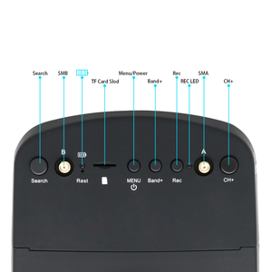 แว่นตา EV800D ส่งสัญญาณภาพความหลากหลายของ DVR แบบ HD 5นิ้ว40CH 5.8ก. 4.9ก. แว่นตา FPV 25-1300mW switchable vtx RC FPV อุปกรณ์เสริมโดรน - Product Image 3