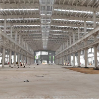 Structure en acier robuste pour atelier et entrepôt, bâtiment de stockage industriel, construction de charpente en acier sur mesure, garantie de 5 ans