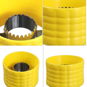 Wholesale Stainless Steel Corn Stripper Peeler Cob Cutter Thresher-Reusable Portable Washable <b>Fruit</b> & <b>Vegetable</b> Kitchen <b>Tool</b> - Product Image 4